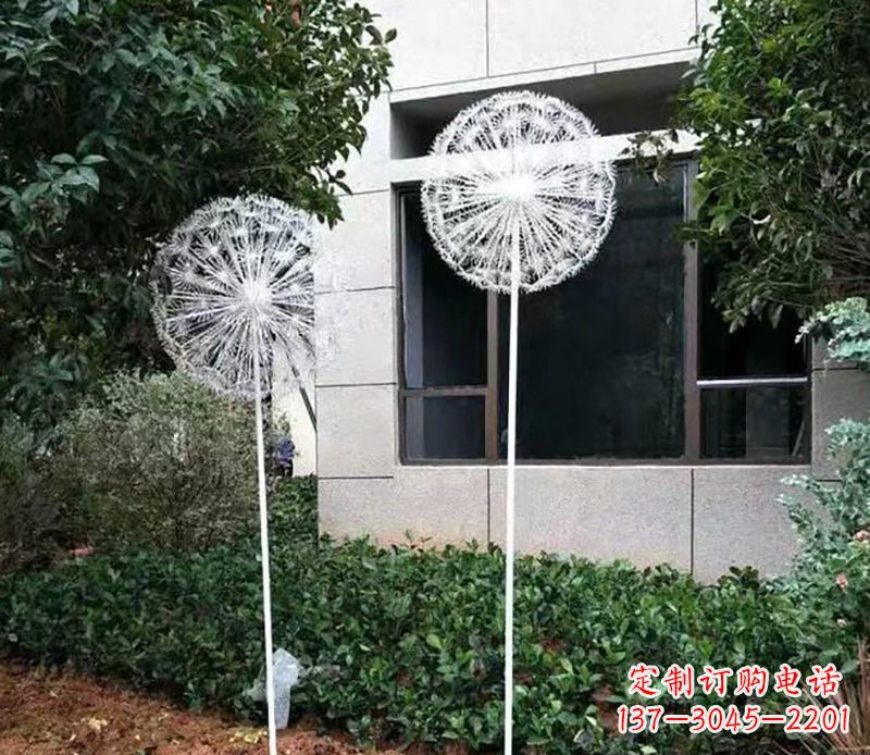 广西不锈钢蒲公英雕塑绚丽多彩
