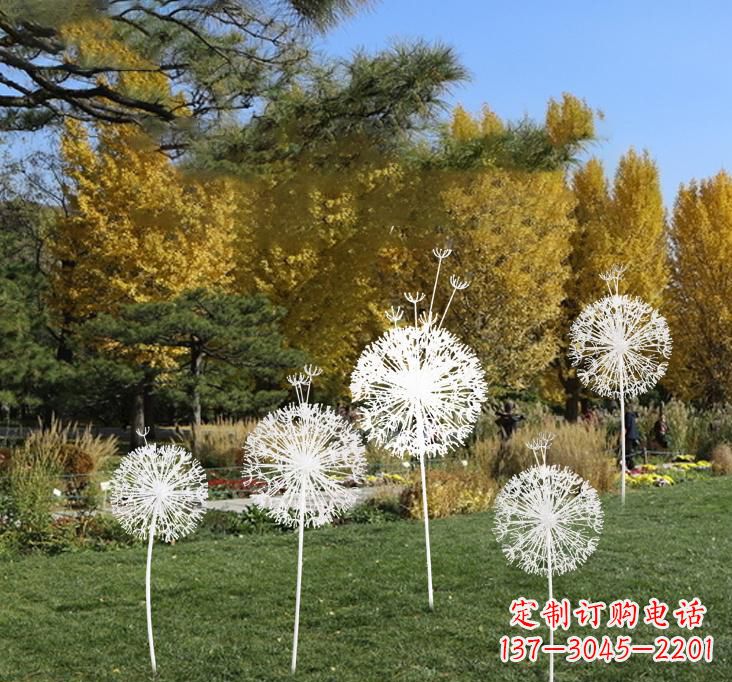 广西不锈钢蒲公英景观雕塑艺术与美的完美结合