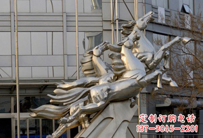 广西不锈钢马雕塑——精致的艺术瑰宝