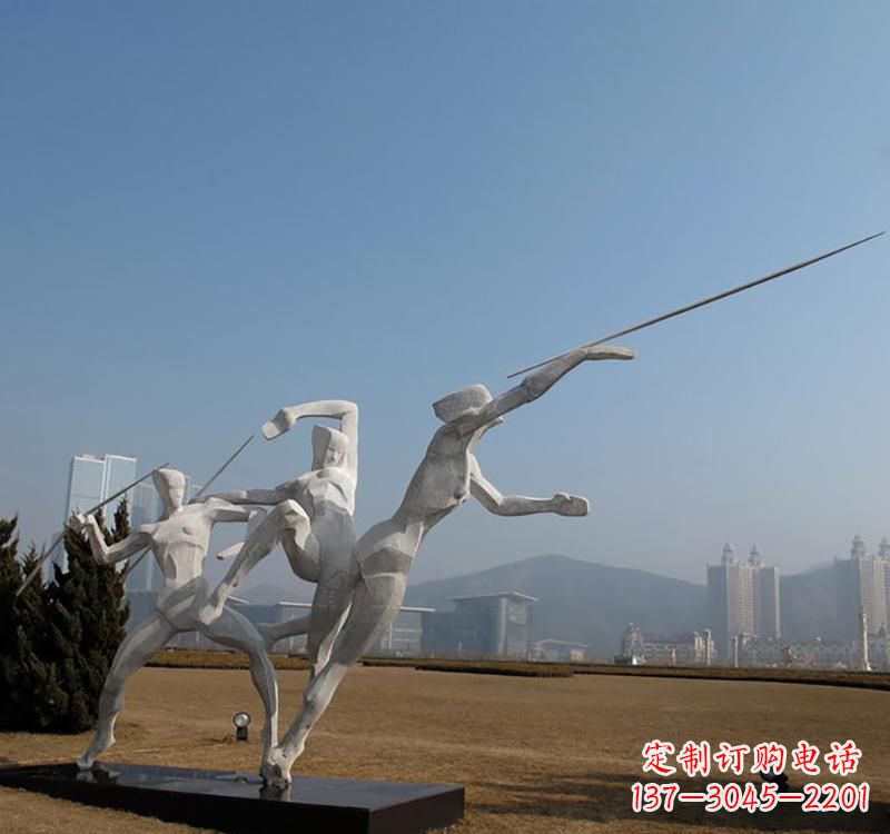 广西不锈钢标枪雕塑