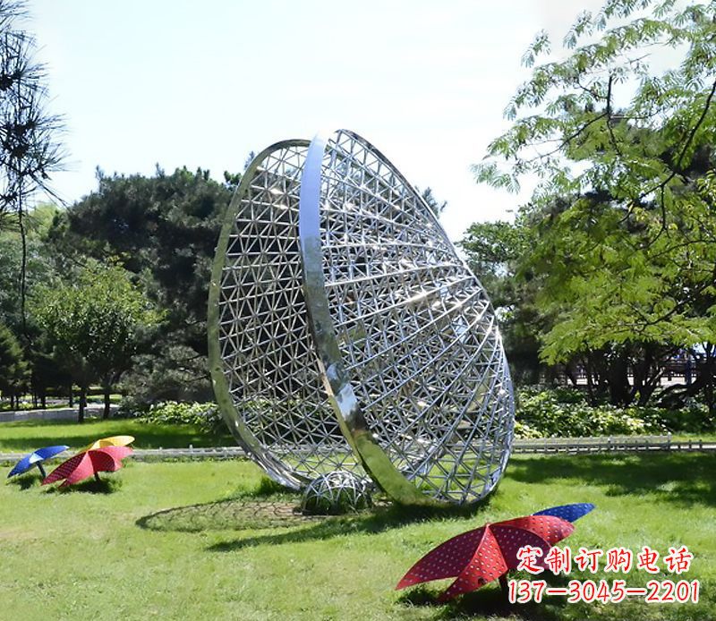 广西不锈钢扇贝雕塑精美绝伦的自然之美