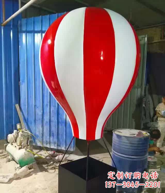 广西新题目美丽的不锈钢气球雕塑