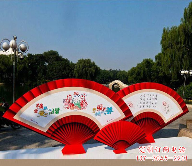 广西不锈钢价值观雕塑——见证社会主义核心价值观