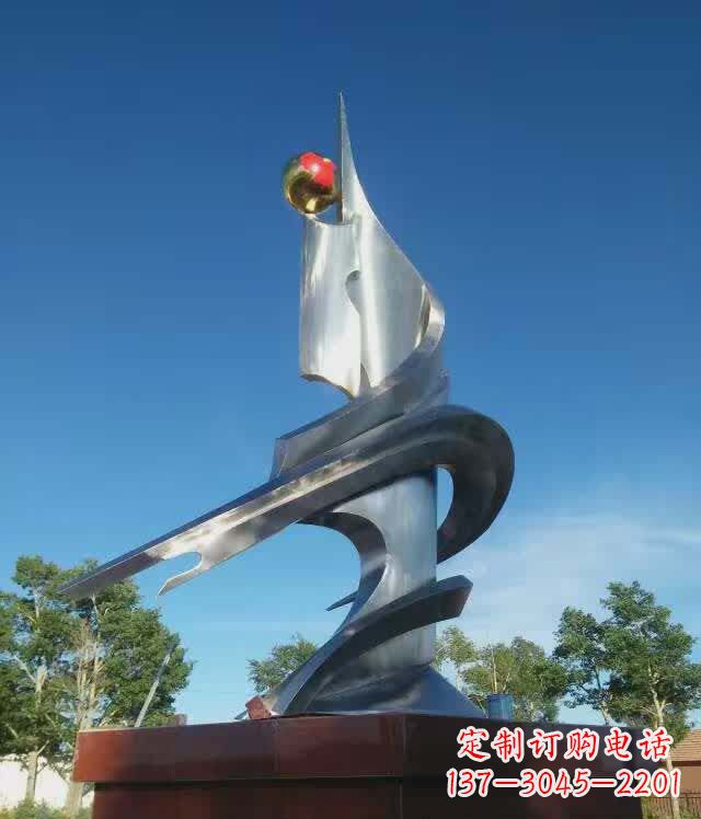 广西利用不锈钢创作书籍雕塑