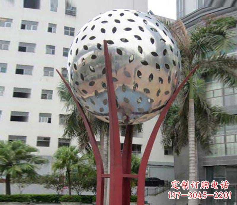 广西镂空树叶雕塑——给校园景观增添灵动之美