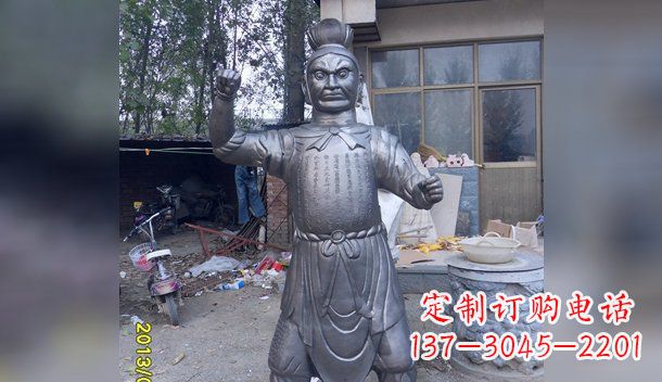 广西不锈钢四大天王雕塑神圣守护者