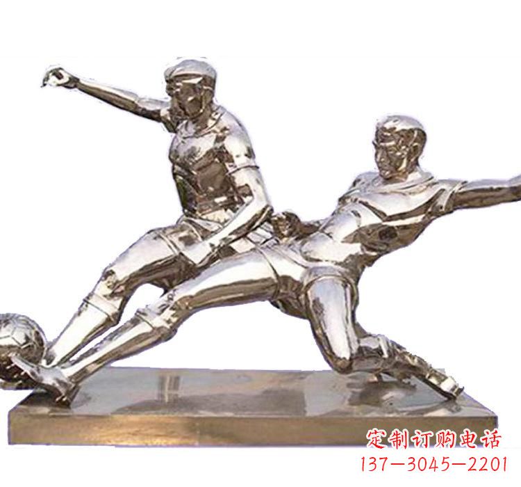 广西不锈钢足球雕塑精美的艺术品