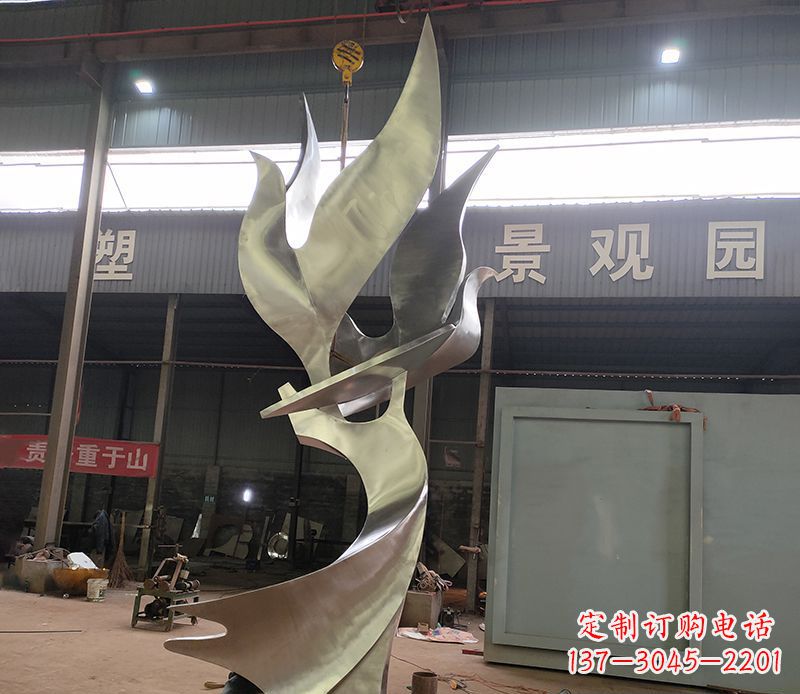 广西不锈钢天鹅雕塑传承自然之美