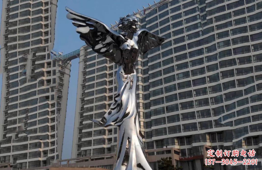 广西不锈钢天使灿烂的城市景观