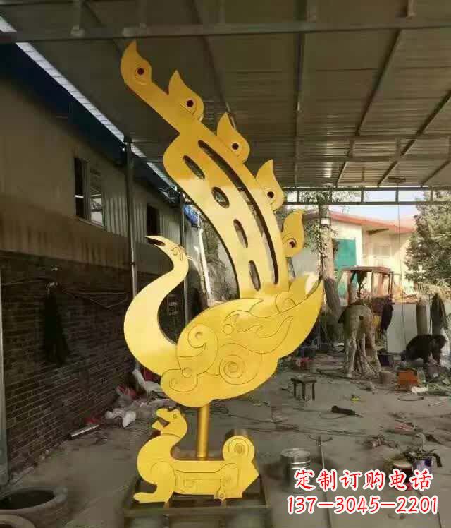 广西不锈钢铁艺凤凰雕塑