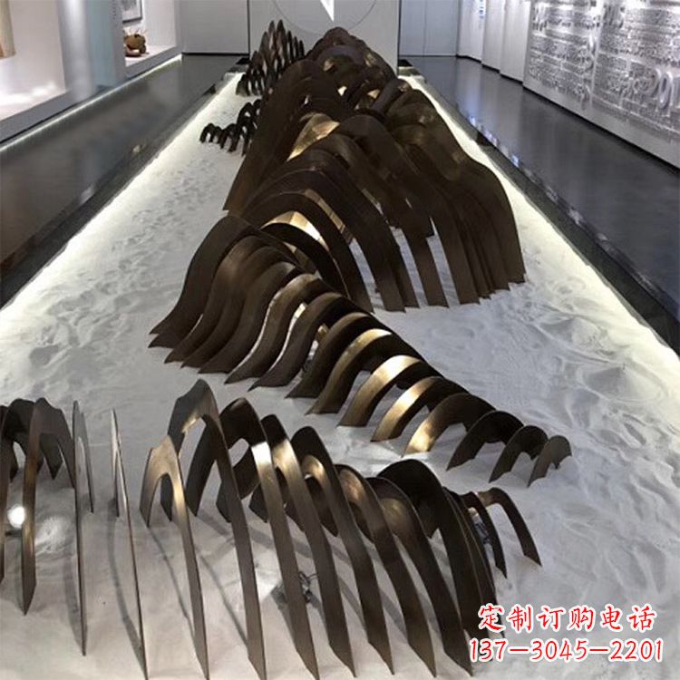 广西不锈钢铁艺假山雕塑让自然风景回归