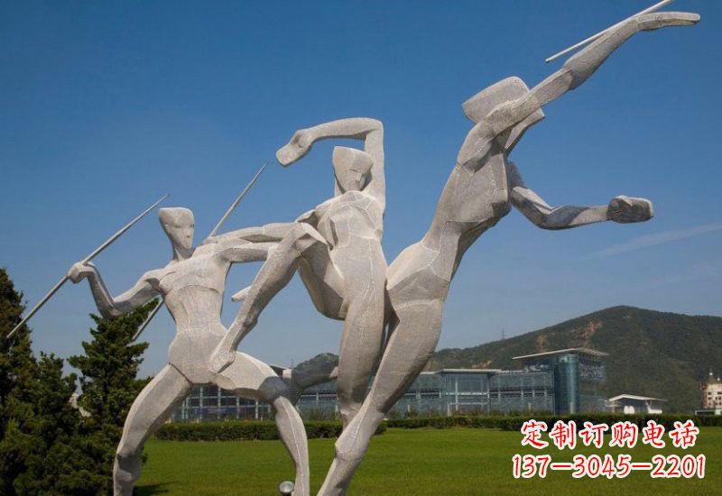 广西不锈钢标枪雕塑象征勇气和力量