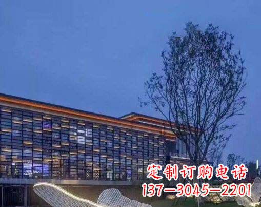 广西不锈钢网状蝴蝶雕塑——精美而优雅