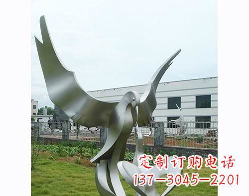 广西面世的不锈钢动物雕塑