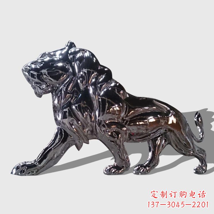 广西不锈钢西洋狮子雕塑
