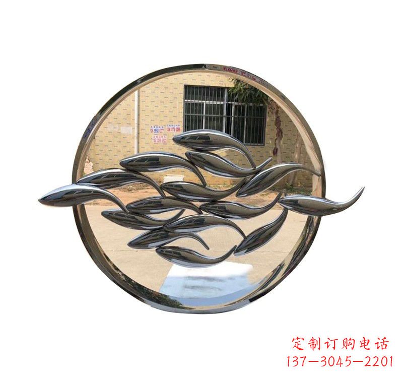 广西不锈钢圆环雕塑精美完美的艺术之作