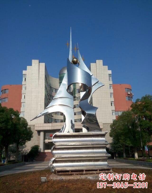 广西不锈钢书籍雕塑艺术与文化的结合