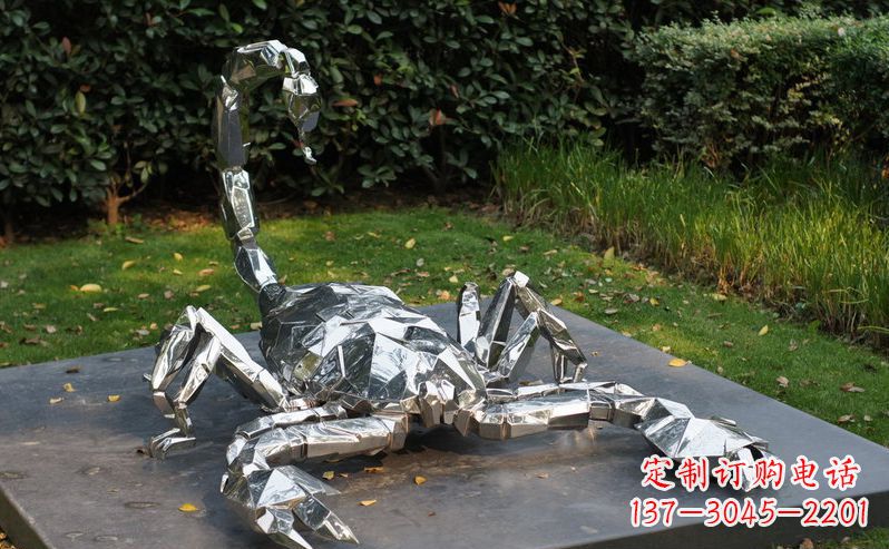 广西不锈钢蝎子雕塑