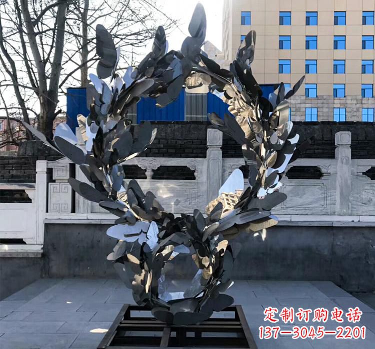 广西不锈钢蝴蝶之美——不锈钢艺术蝴蝶景观雕塑
