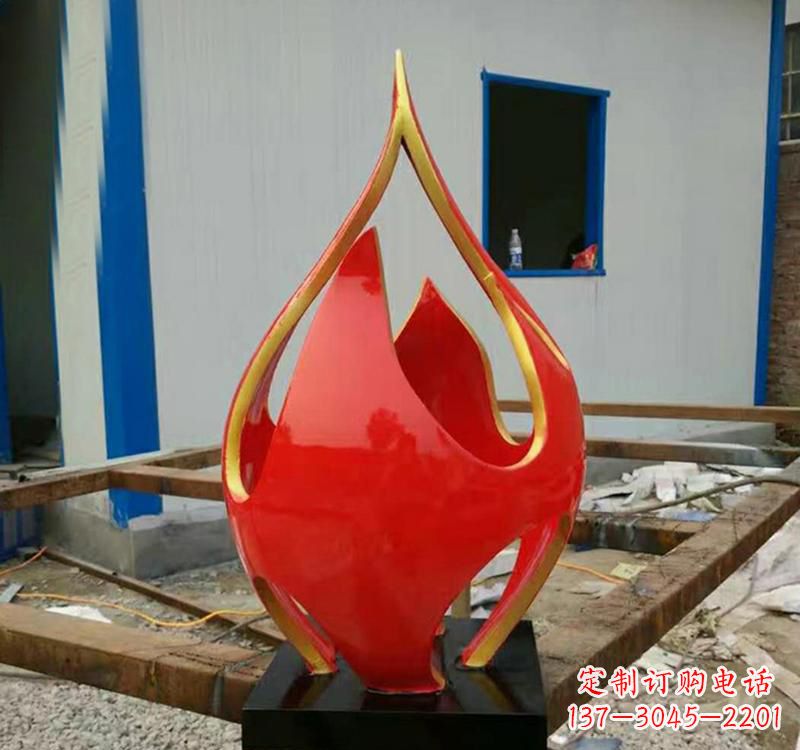 广西不锈钢艺术景观火龙果雕塑