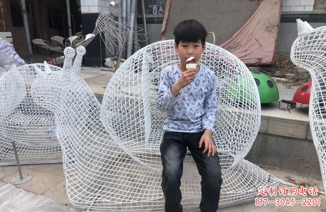 广西精美不锈钢蜗牛雕塑