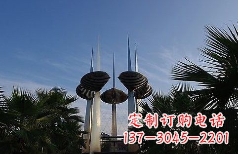 广西不锈钢避雷针雕塑精致静谧的安全保护