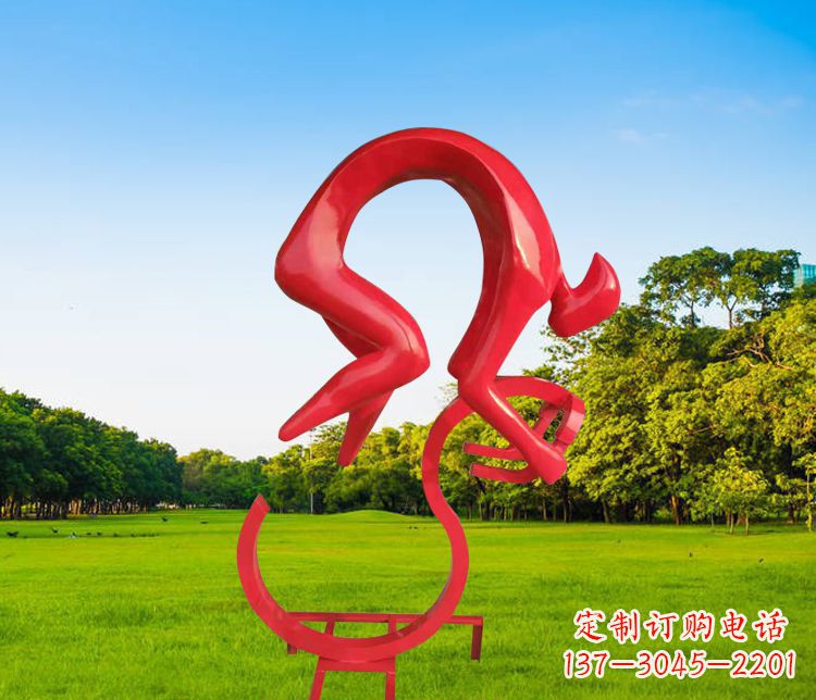 广西不锈钢自行车雕塑精致美观的园林装置