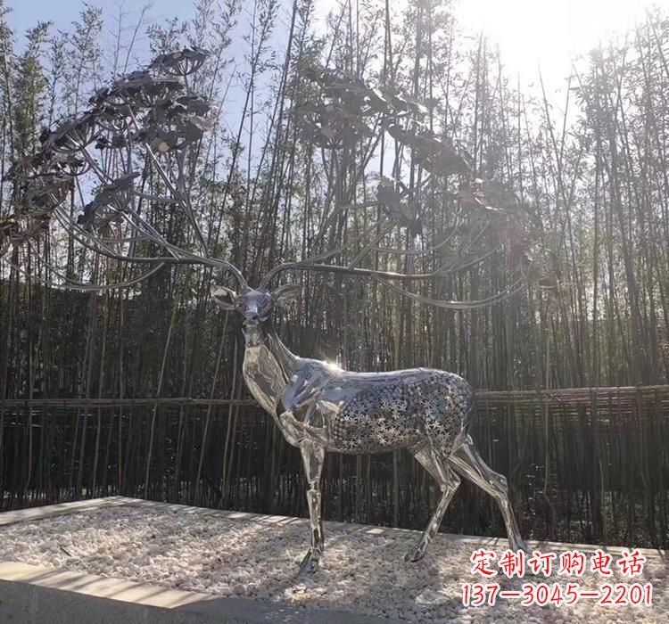 广西不锈钢动物雕塑精美的艺术作品