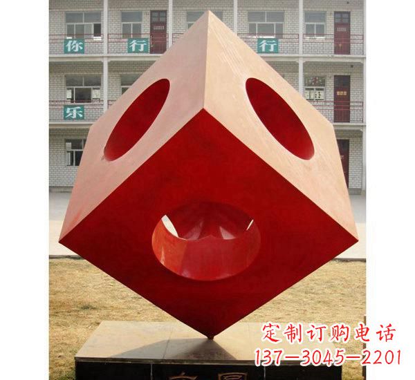 广西不锈钢魔方雕塑展现精致与艺术