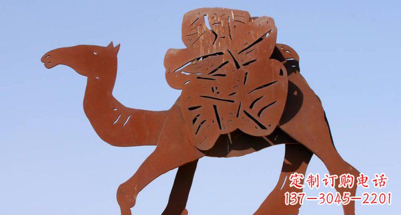广西不锈钢骆驼雕塑令人惊叹的艺术精品
