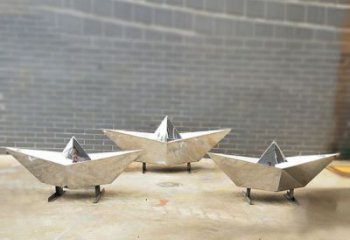 广西不锈钢元宝雕塑精致的艺术品