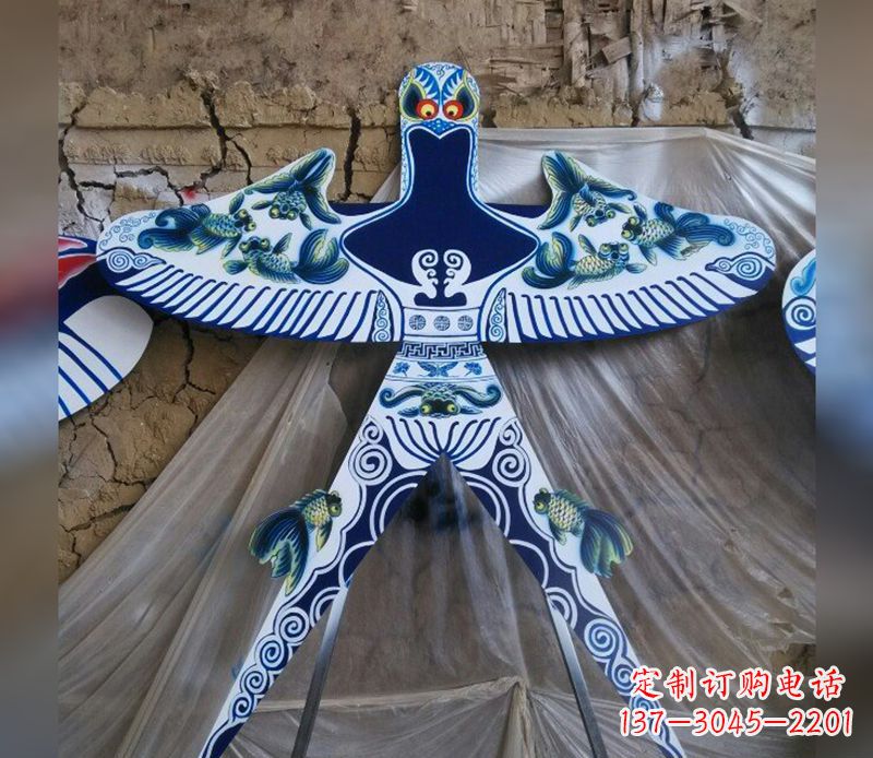 广西不锈钢蜘蛛侠风筝雕塑的象征