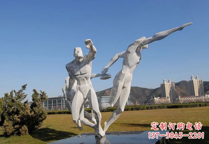 广西不锈钢运动员雕塑一种艺术的象征