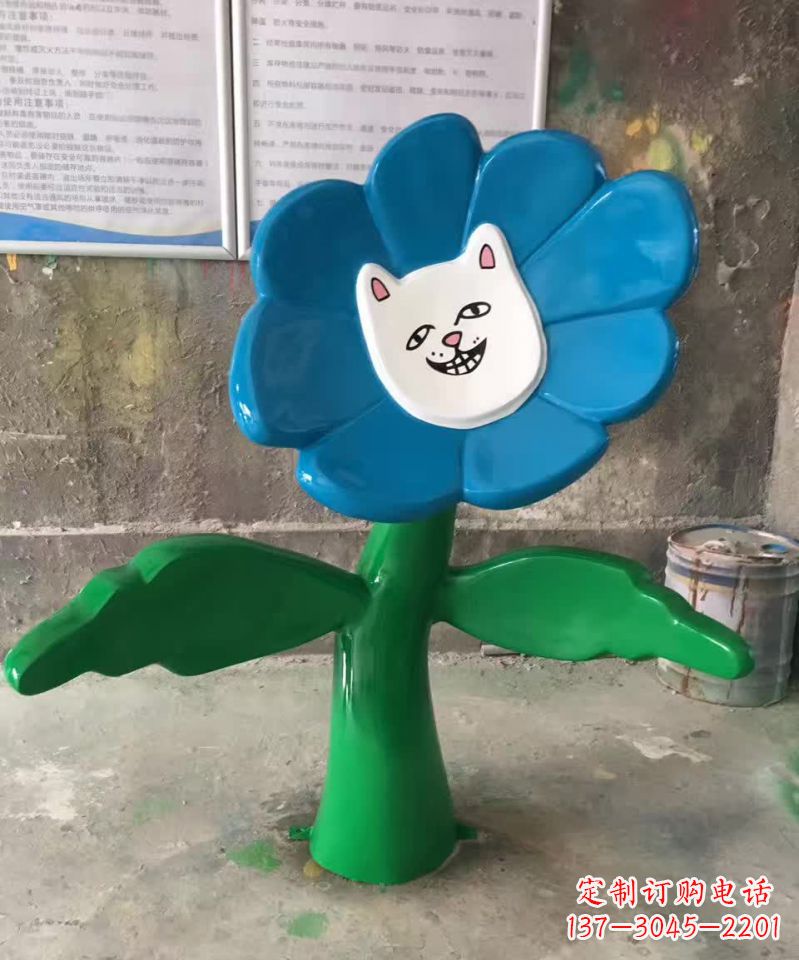 广西不锈钢装饰太阳花雕塑—给城市添彩
