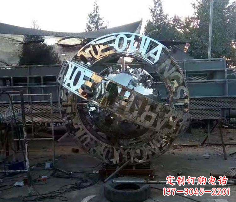 广西不锈钢字母景观雕塑创造美丽的空间
