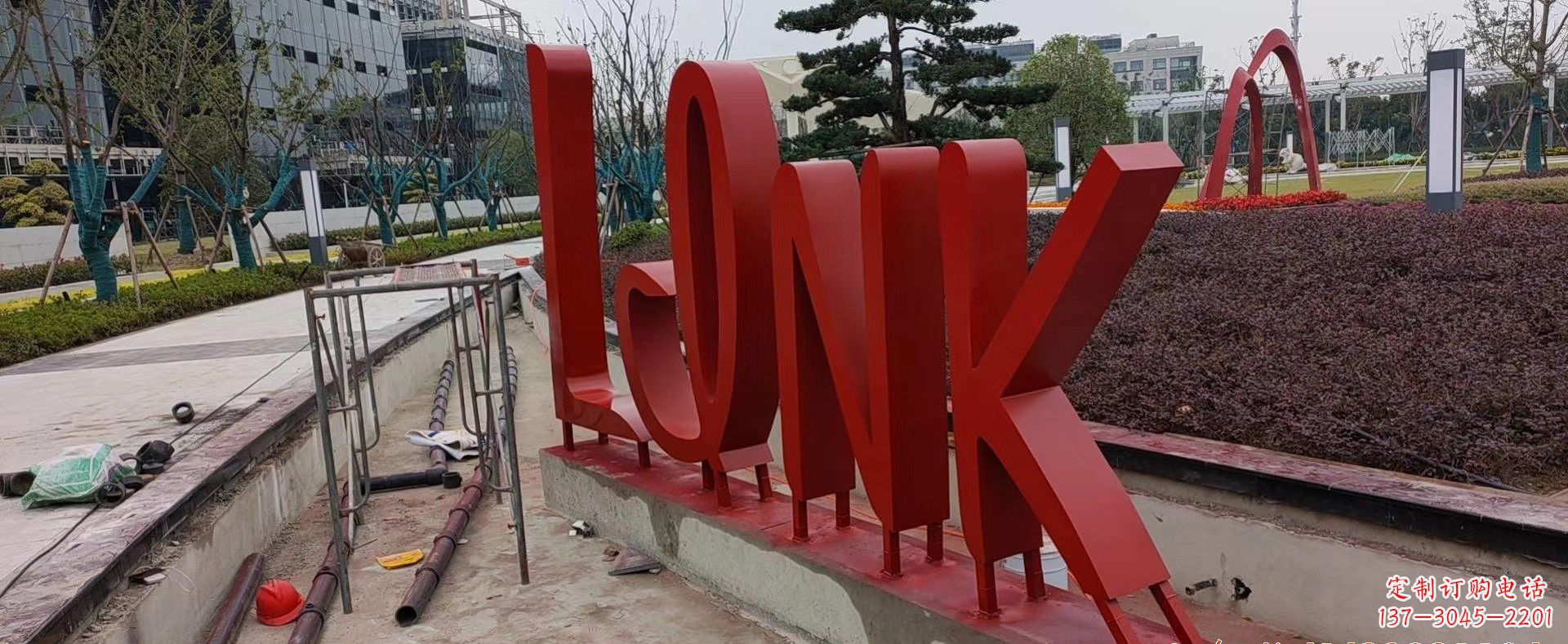 广西不锈钢字母景观雕塑把美丽带入城市