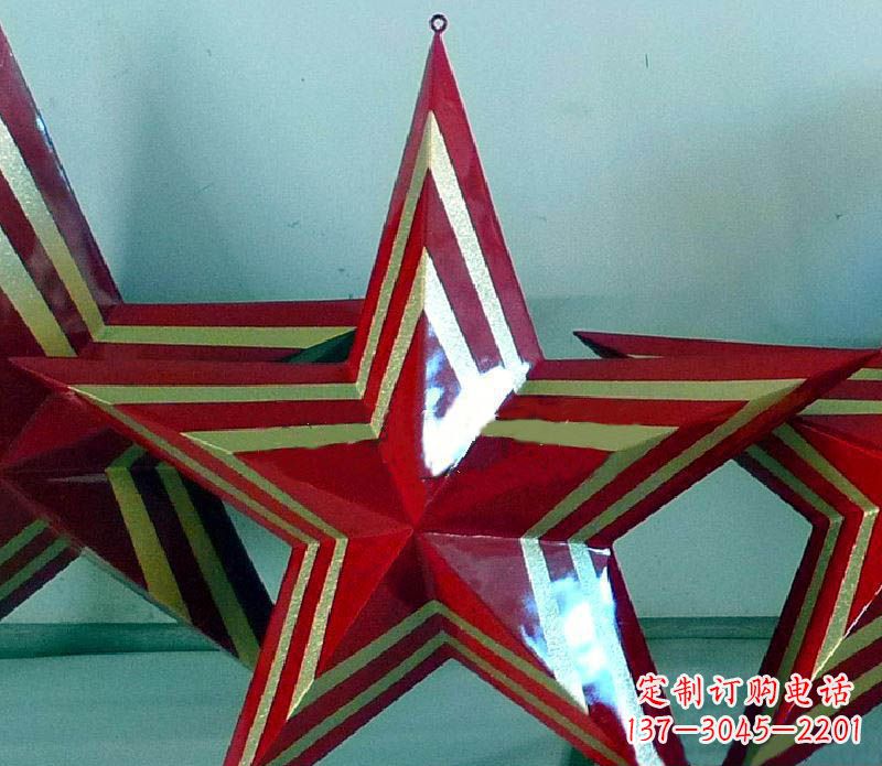 广西部队的荣耀五角星雕塑