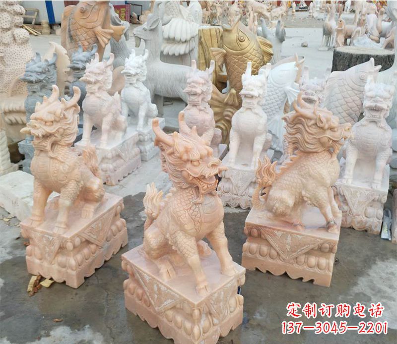 广西麒麟雕塑传承文化之美