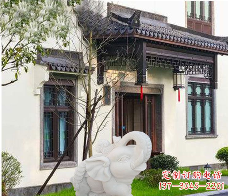 广西小象招财石雕——引领幸福的钥匙