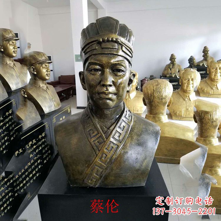 广西蔡伦雕塑一件传承历史的艺术珍品