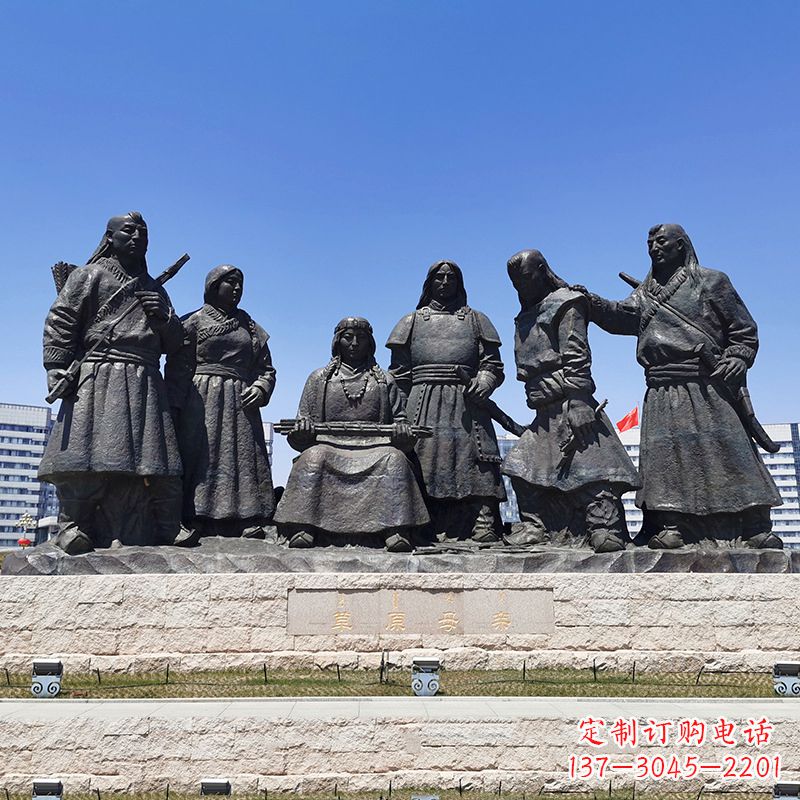 广西草原母亲——传承爱的雕塑