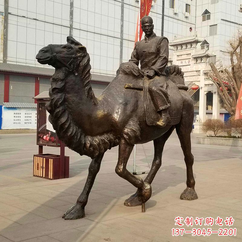 广西骆驼雕塑茶马古道上的精美艺术品