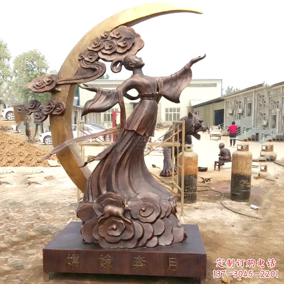 广西绚丽嫦娥-神话中的上古美女雕像
