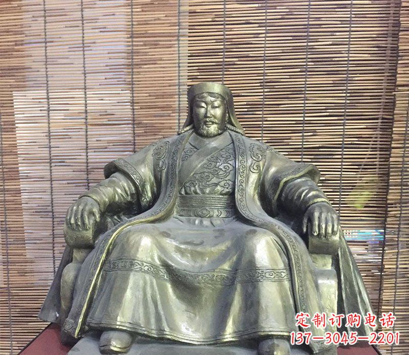 广西成吉思汗神话中的雕像