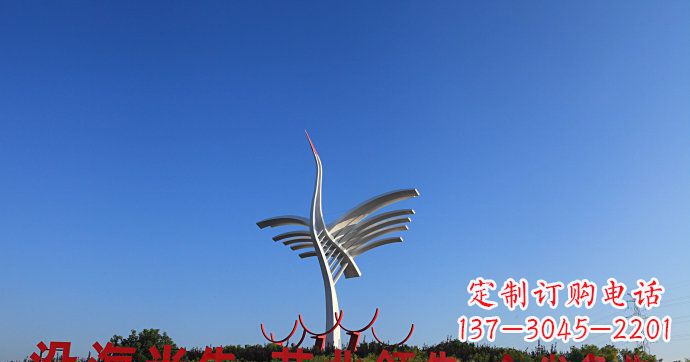 广西仙鹤雕塑给城市带来独特的美感