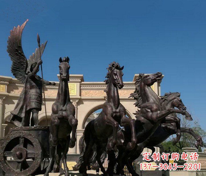 广西马雕塑引领全城欣赏