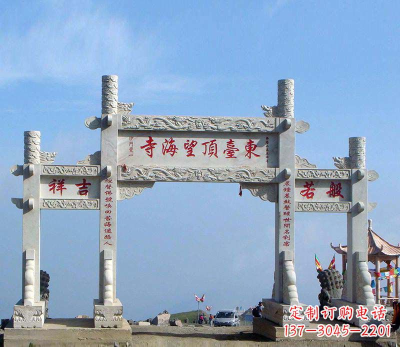 广西石雕牌坊传承中国古典建筑文化