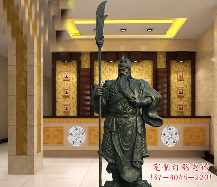 广西关公雕塑——传承弘扬中华文化