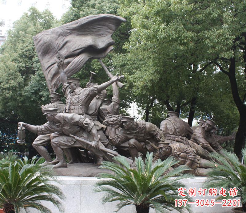 广西革命战士的荣耀——铜雕的艺术之美