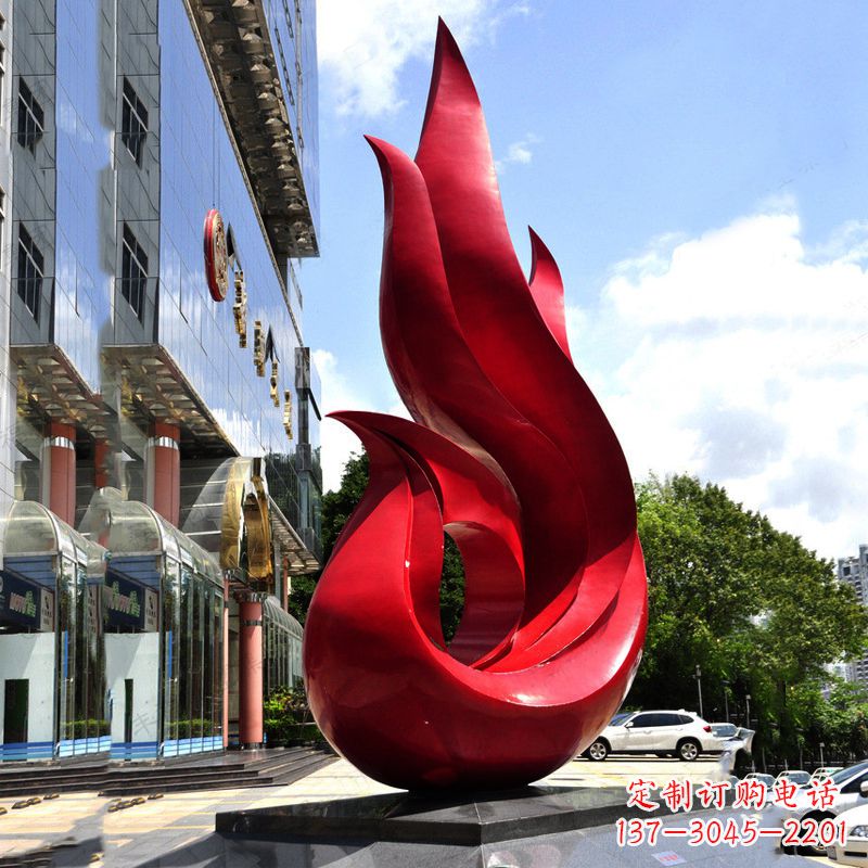 广西抽象不锈钢凤凰雕塑雕塑艺术的精美绝伦